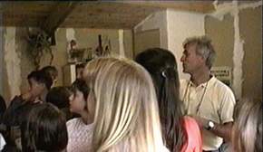 Visite de l'atelier par des lves de CM2 de Mourenx le 7 juin 1997