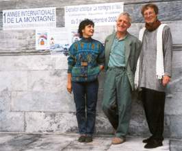 De gauche  droite : Hlne Saule, Ren Vidal, Anne-Marie Kppeli