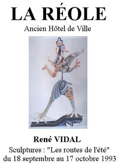 Les routes de l't : Affiche pour l'exposition de La Role (1993)