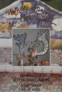 sur les bancs du Parc Gell - Mourenx - 1988