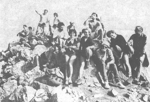 Ren Vidal au sommet du Pic Midi d'Ossau