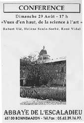 Confrence : "Vues d'en haut, de la Science  l'Art"