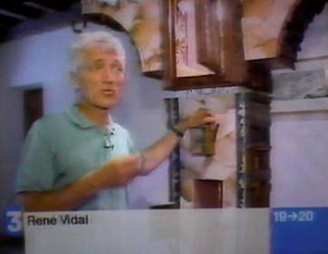 Ren� Vidal devant l'Aneto, ar�te des Salenques